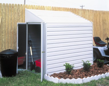Vinyl Coated Yardsaver - Metal Shed