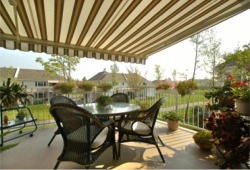 Retractable Fabric Awnings