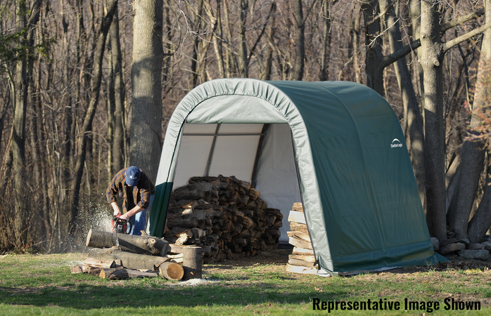 10x12x8 Round Shelter Green Colour