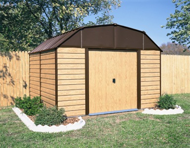 Woodhaven Steel Storage Barn