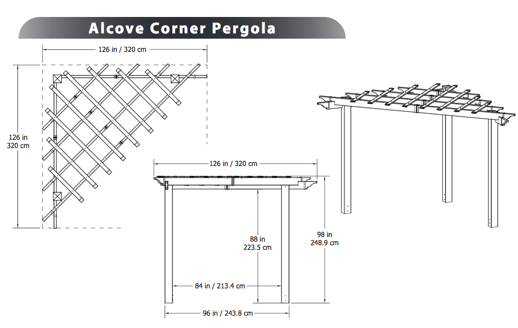 Alove Pergola Specifications