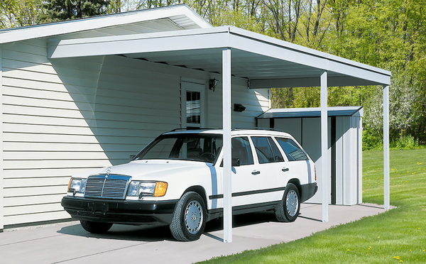 Attached Steel Carport