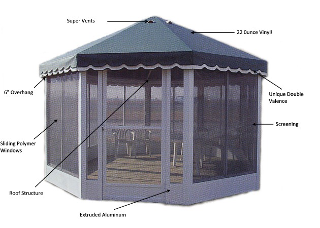 Carrousel Octagon Gazebo