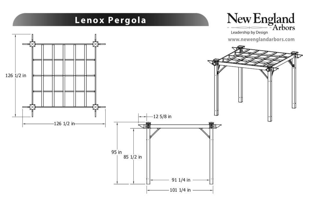 Alove Pergola Specifications