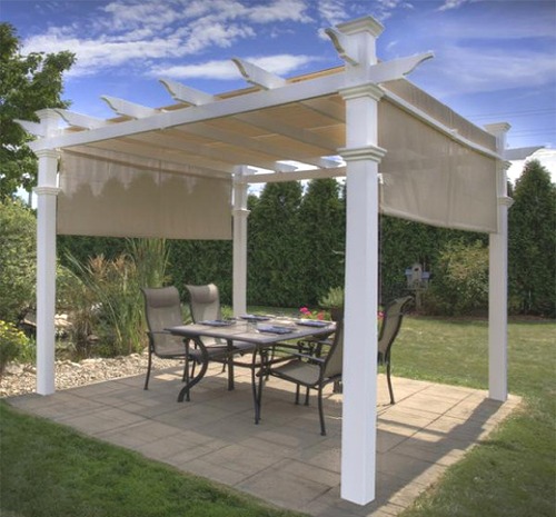 Malibu Vinyl Pergola