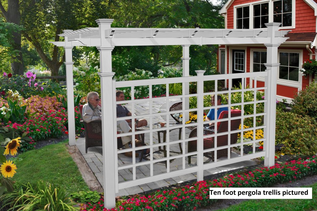 Pergola Privacy Trellis Image #2