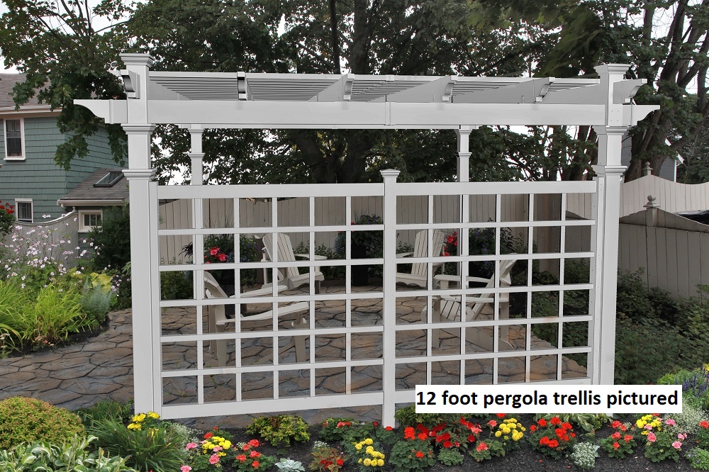 Pergola Privacy Trellis Image #3