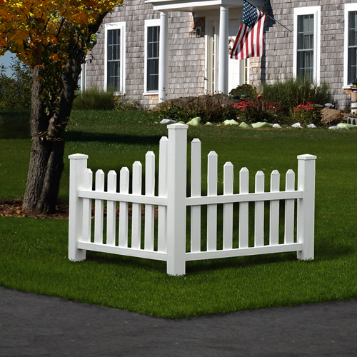 Picket Corner Fence