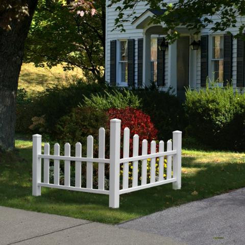 Picket Corner Fence