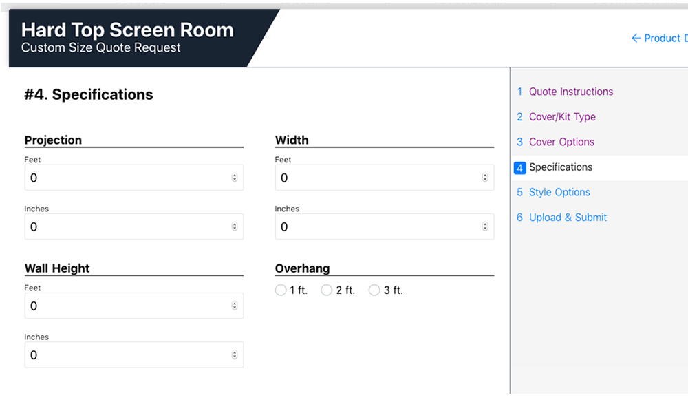 Custom Sizes