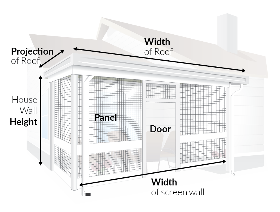 Aluminium Screened In Porch Kit